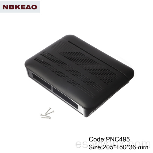 PNC495 caja de plástico abs caja de abs caja de plástico cajas de electrónica para fabricación de enrutadores wifi redes modernas